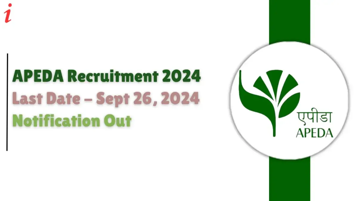 APEDA Recruitment 2024