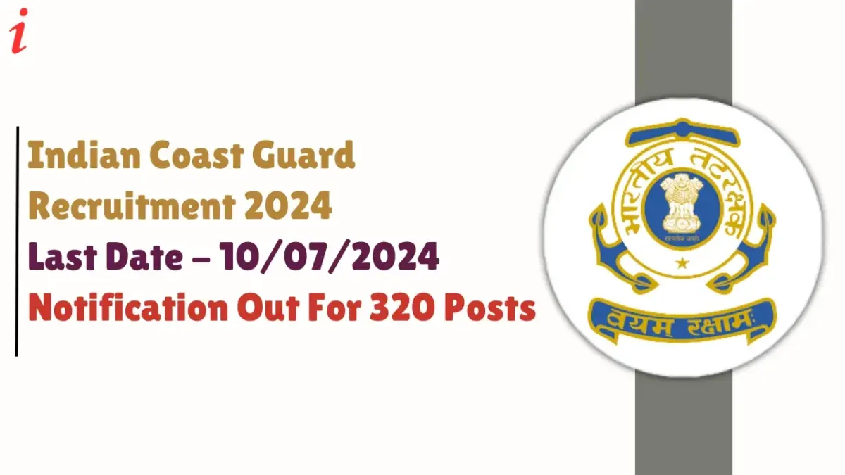 Indian Coast Guard Recruitment 2024