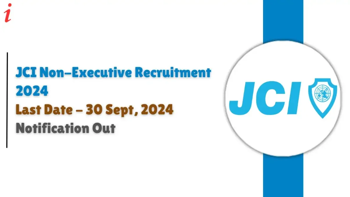 JCI Non-Executive Recruitment 2024