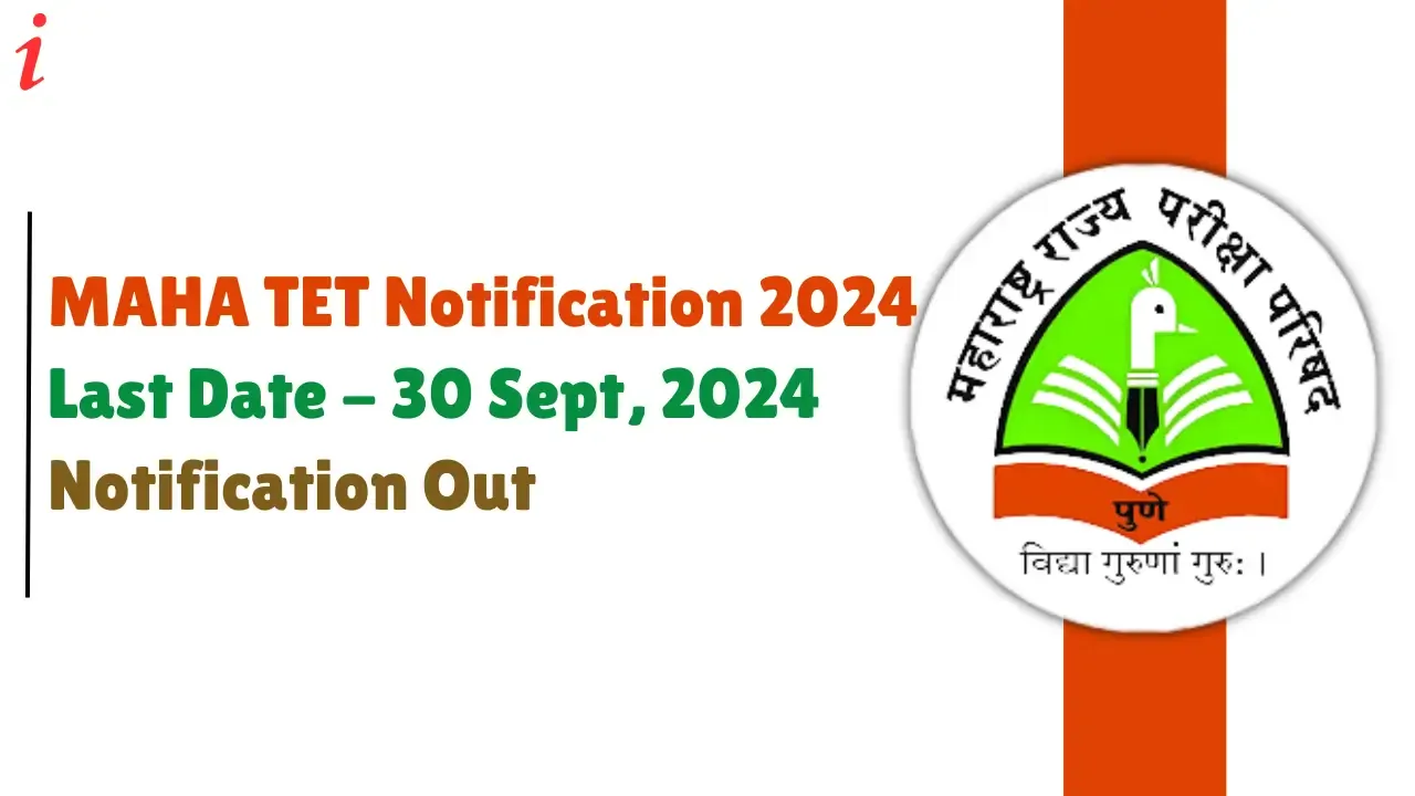 MAHA TET Notification 2024