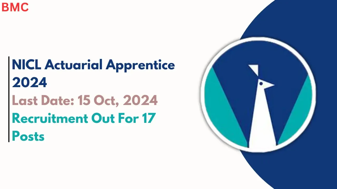 NICL Actuarial Apprentice Recruitment 2024