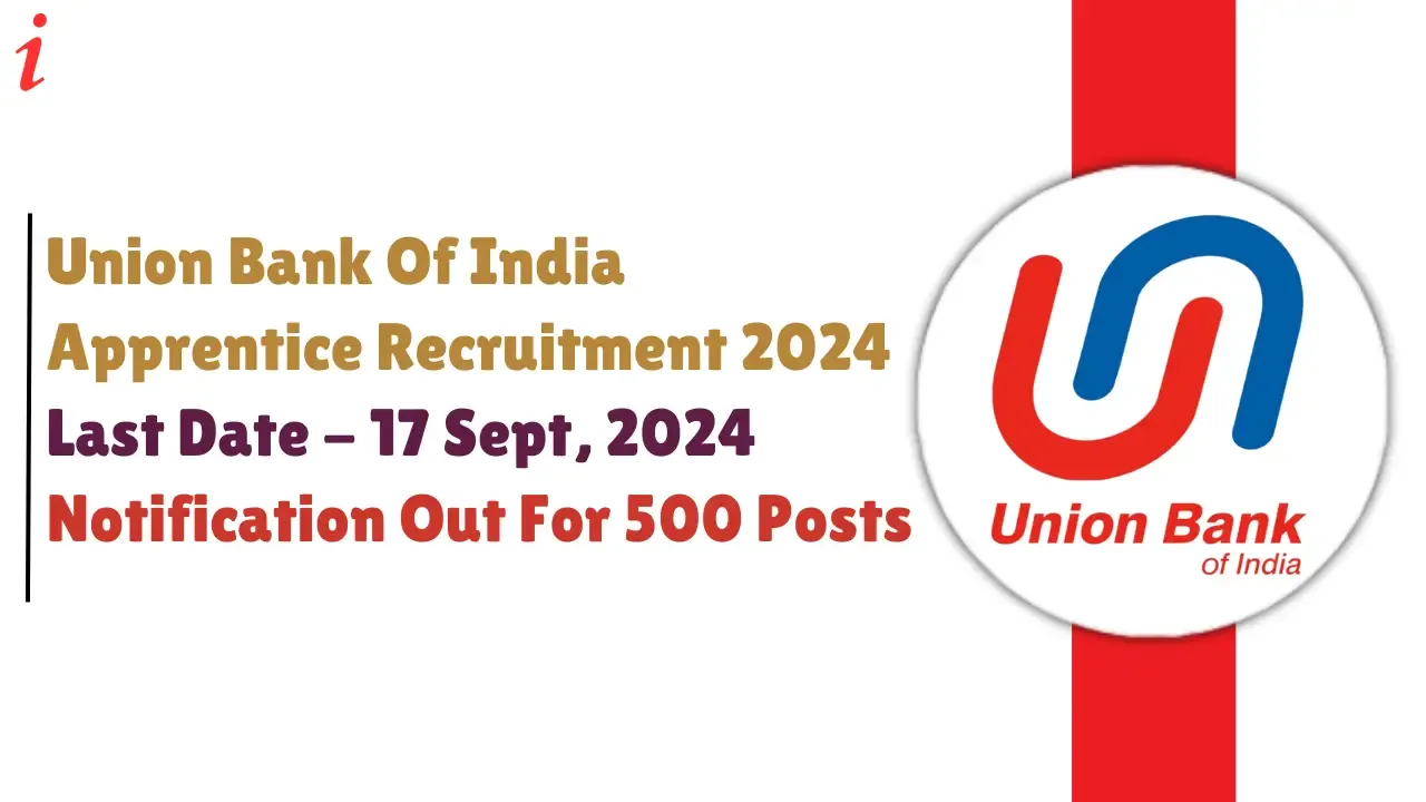 Union Bank Of India Apprentice Recruitment 2024