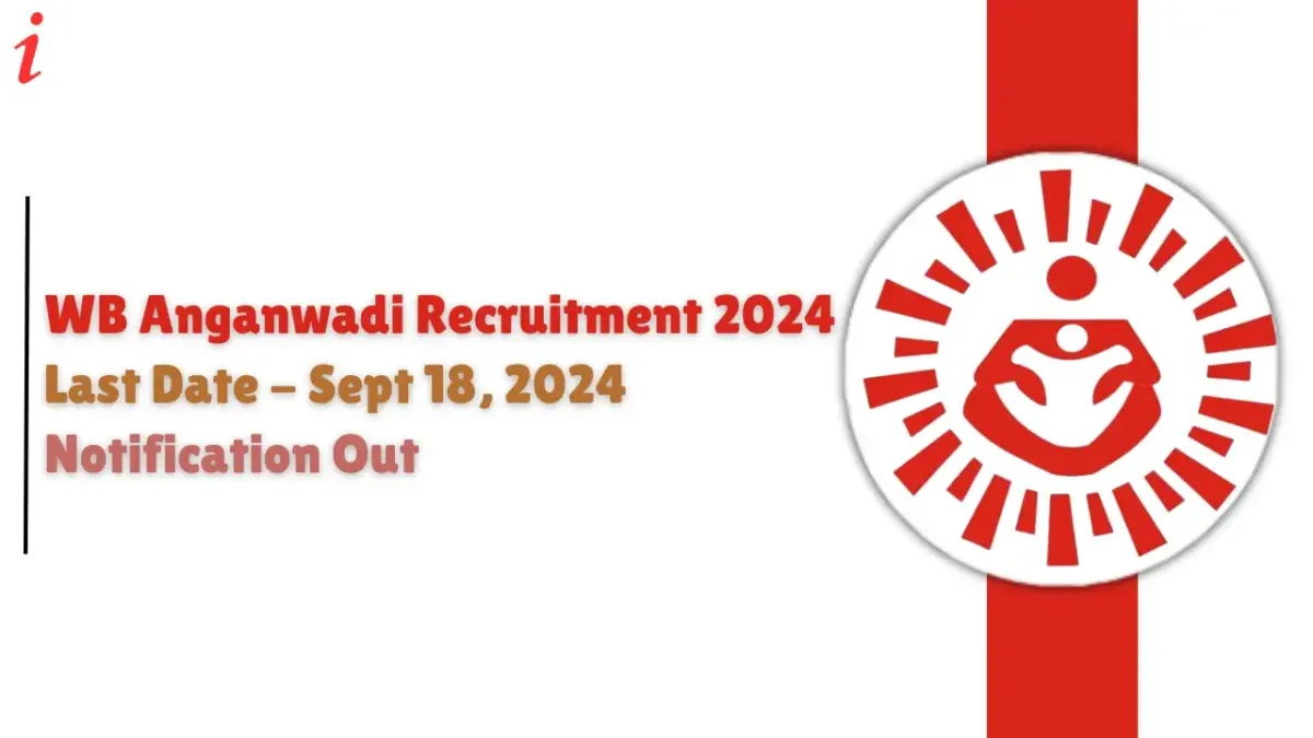 WB Anganwadi Recruitment 2024