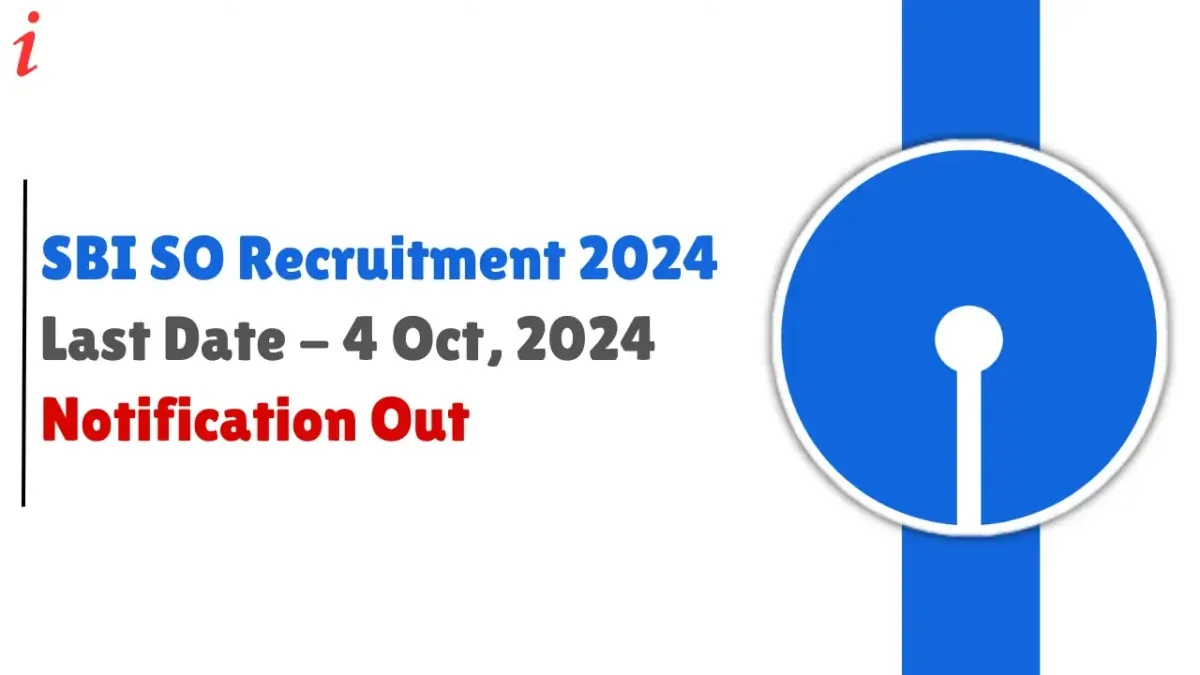 sbi so recruitment